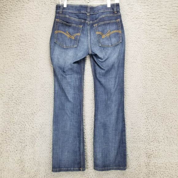 Wrangler Women's (PLUS) Mid Rise Bootcut Jeans - Dark Wash